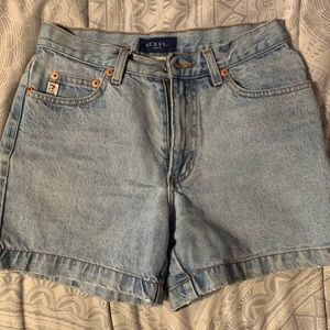 Guess vintage high waisted jean shorts